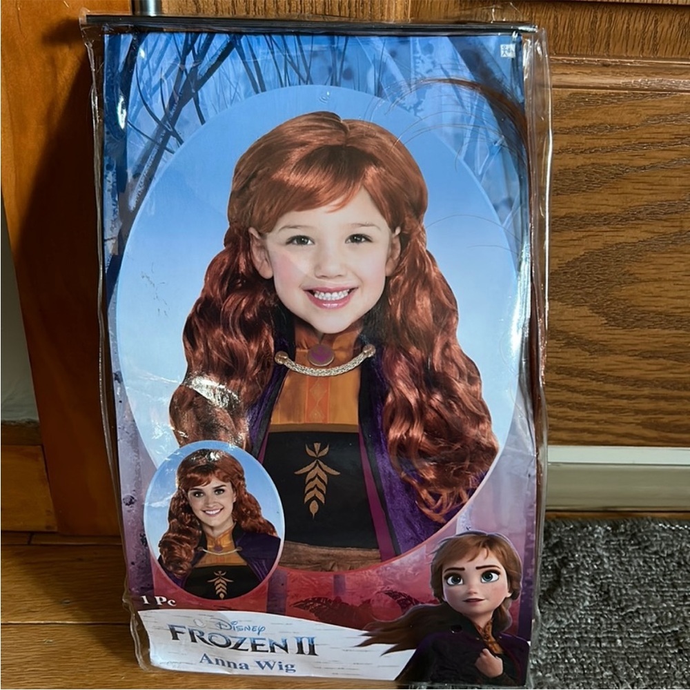 NWT Disney Frozen 2 Anna Wig Adult Size Halloween Costume Accessory